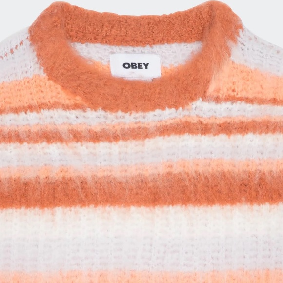 OBEY Super Soft Orange “Mowa” Sweater - Picture 4 of 5